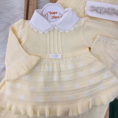 Saída de maternidade Catarina - Amarelo e OFF
