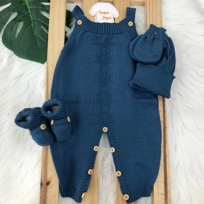  Kit Algodão doce- azul jeans novo