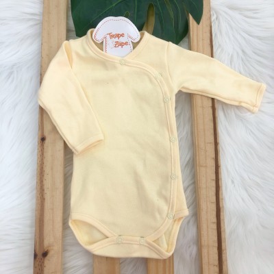  Body kimono M/l Amarelo liso