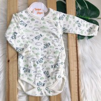 Body Kimono M/l Avião verde