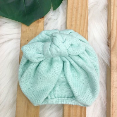 Turbante de linha- Verde água