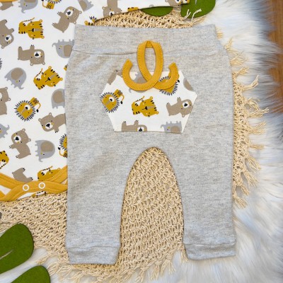 Conjunto M/l Safari mostarda
