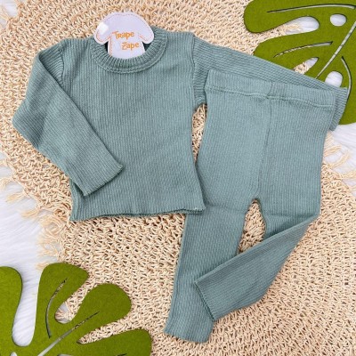 Conj de linha Canelado Verde