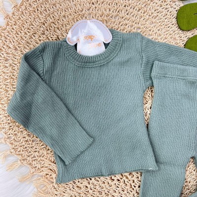 Conj de linha Canelado Verde