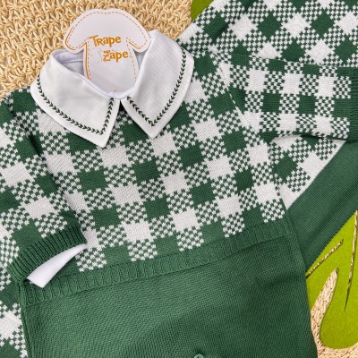 Saída de maternidade Ravi- VERDE MILITAR
