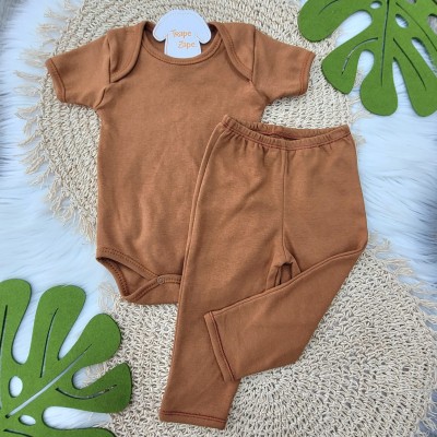 Conjunto Basic curta Ferrugem