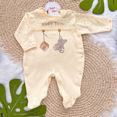  Macacão Trape Zape -  Baby Toys - Amarelo
