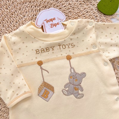  Macacão Trape Zape -  Baby Toys - Amarelo