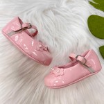 Sapato Boneca - Rosê flor