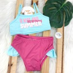 verao22/23 Coleção Praia - Summer Azul e Pink