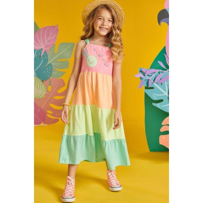 Verao22/23 Kukiê - Vestido Midi de Alça