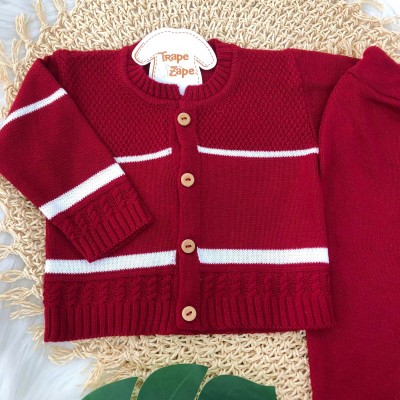 Conj de Linha Saruel Vermelho