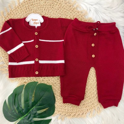  Conj de Linha Saruel Vermelho
