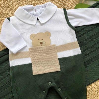 Saída de Maternidade Theodoro Liso - Verde Militar
