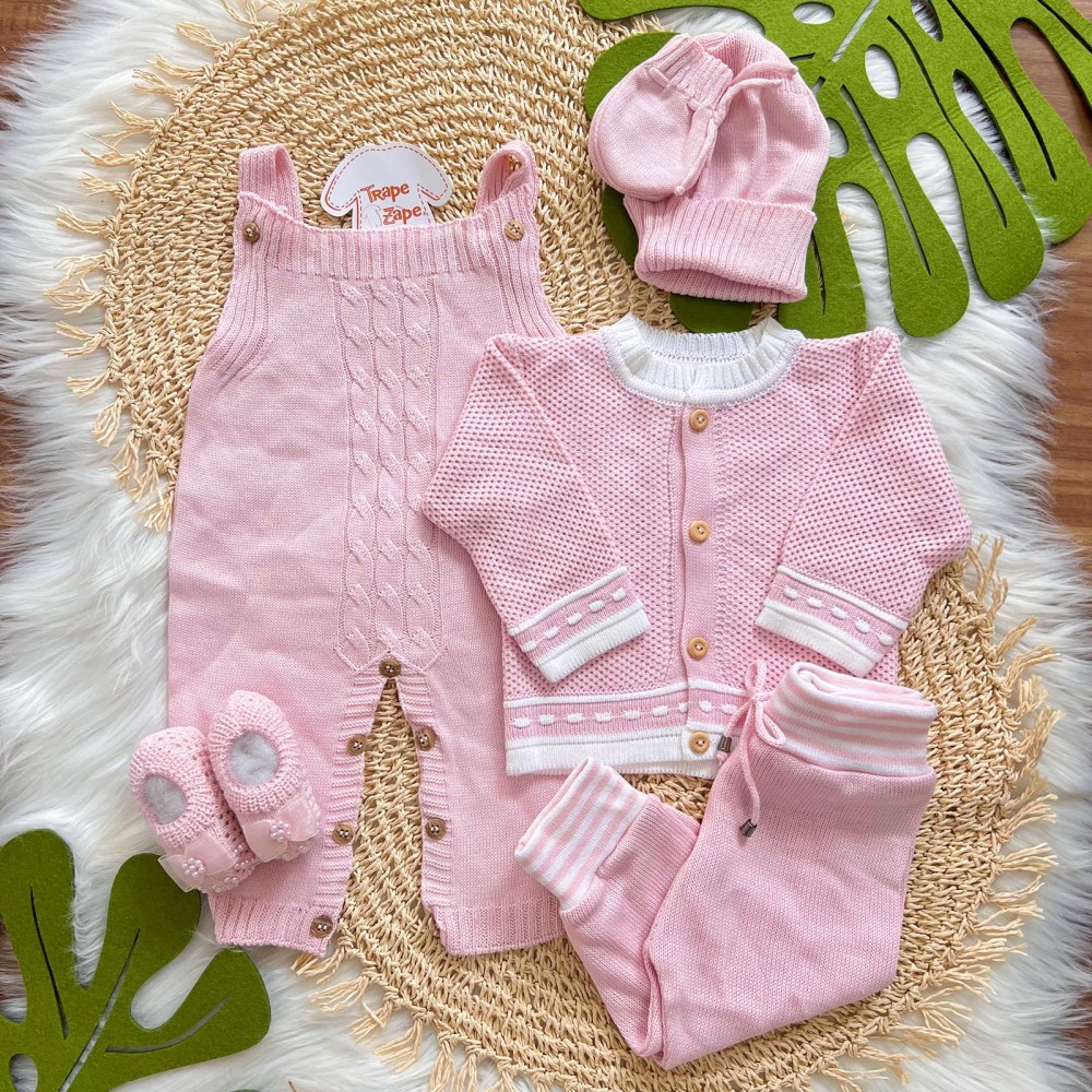   Kit Algodão doce- Rosa sapatilha