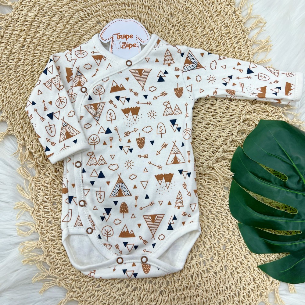  Body Kimono M/l Cabana ferrugem e marinho