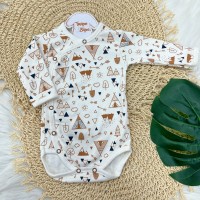  Body Kimono M/l Cabana ferrugem e marinho