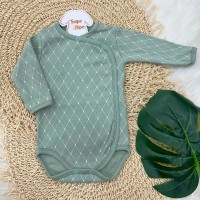 Body kimono M/l Losango Verde