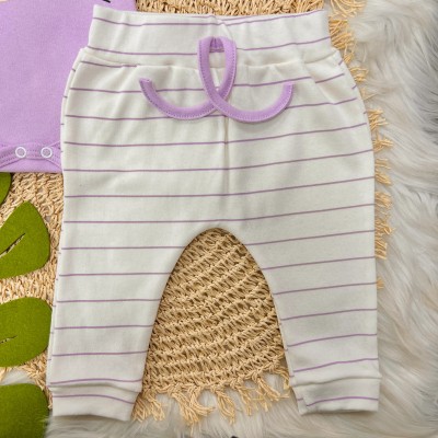  Conjunto M/c Tigrinho lilás