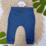 Kit 3 Calças saruel- Jeans Claro, Verde e Bege