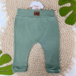 Kit 3 Calças saruel- Jeans Claro, Verde e Bege