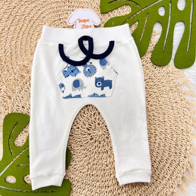 Conj Body Safari - Branco e Azul Jeans