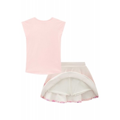 Verao 23/24 Infanti - Conjunto sapatilha de bailarina Rosa