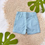 Verão 23/24- Conjunto camisa linho aviãozinho e bermuda verde água