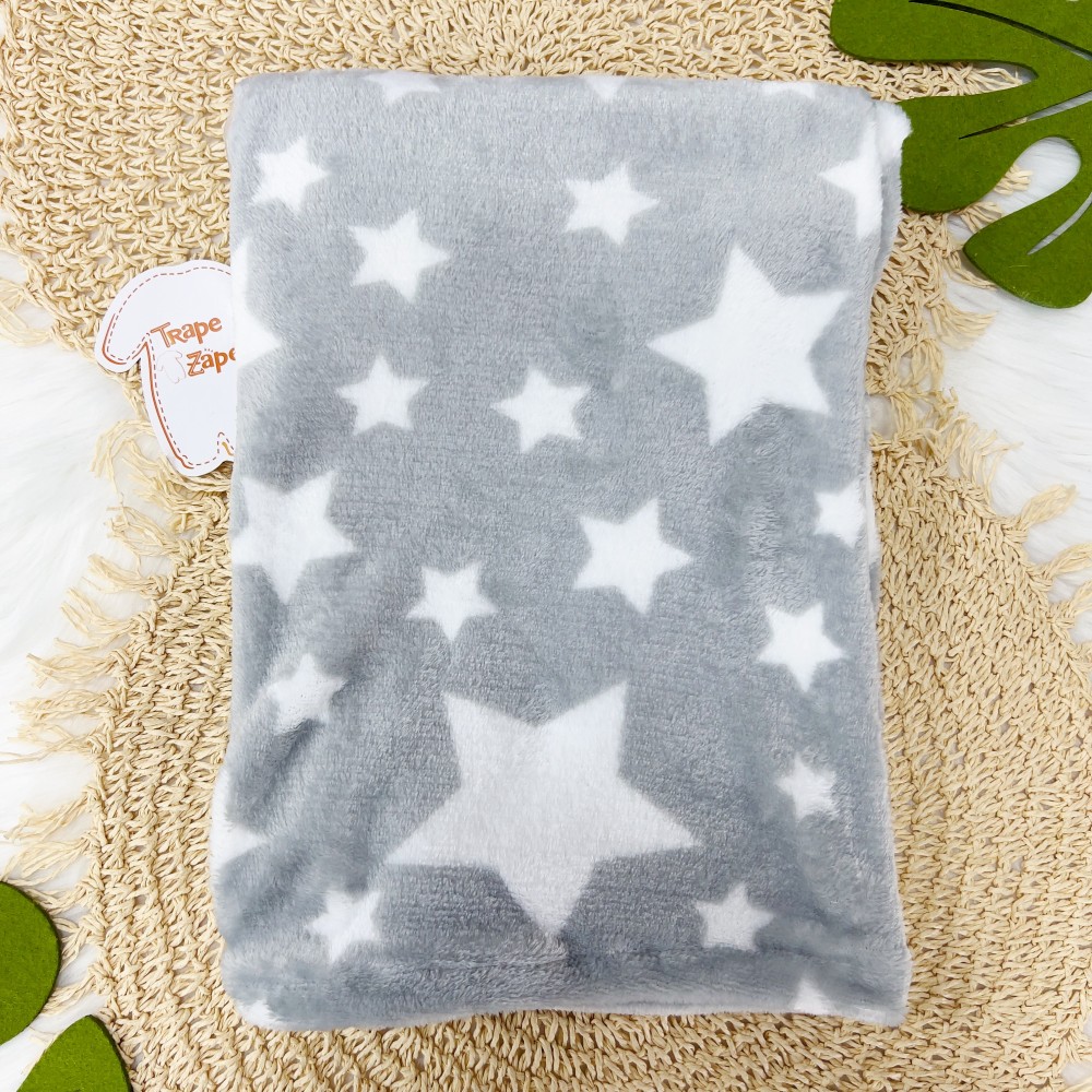 Cobertor Estrelas - Cinza