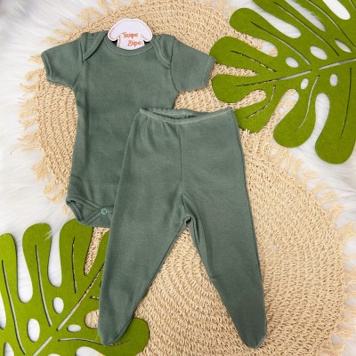 Conjunto Basic Curto Verde Escuro