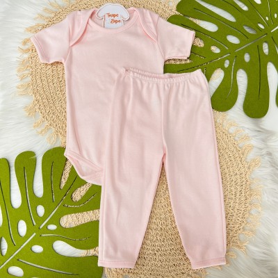 Conjunto Basic Curto Rosa Claro