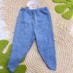 Conjunto de Malha 3 peças - Papai é o Meu Herói! Azul Jeans