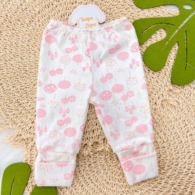 CONJ. DE MALHA 3 PEÇAS - Coração Gatinha - Rosa e Off White