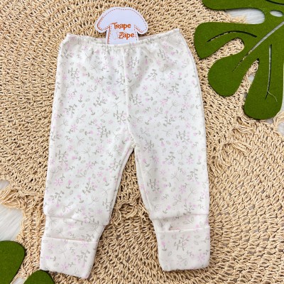  CONJ. DE MALHA 3 PEÇAS-Gatinha com Florzinha - Off White 