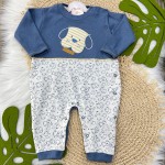 Macacão Trape Zape - Baby Dog - Azul Jeans