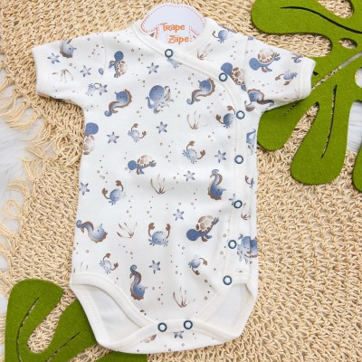  Body Kimono M/C Fundo do Mar Jeans
