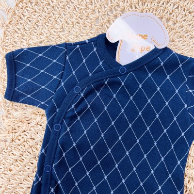 Body kimono M/c Losango marinho