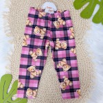 Inverno 24 - Conj. Blusão Teddy Style com Capuz em Pelinhos e Calça Legging - Pink