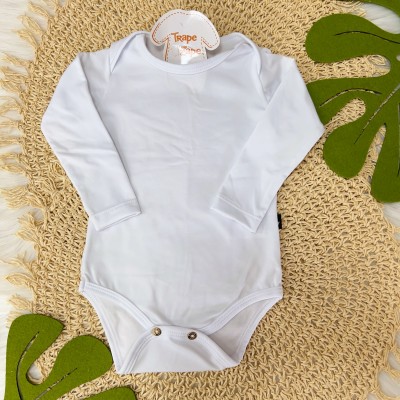 Inverno 2025 - Body Térmico Manga Longa - Branco