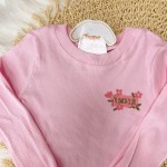 Inverno 24 - Conj. Pijama Canelado Flowers Club - Rosa
