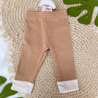 Conj. Colete Pelinhos, Blusa Manga Longa Little Bunny e Calça - Off White