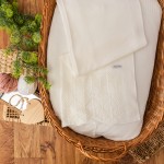  Manta de linha Renda Branca