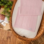 Manta de linha Luxo Rosa