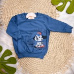  Inverno 2025 - Conjunto Skate Park Jump Casaco e Calça - Azul Jeans 