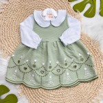 Inverno 2025 - Conjunto Paris Body e Salopete Canelada - Verde