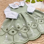 Inverno 2025 - Conjunto Paris Body e Salopete Canelada - Verde