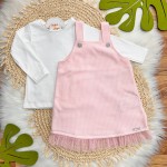 Inverno 2025 - Conjunto Body Térmico com Salopete Soft - Rosa 