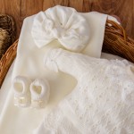 Saída de maternidade Laura Off white