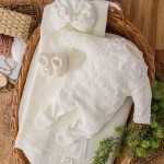 Saída de maternidade Laura Off white