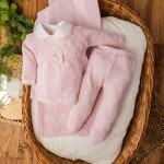 Saída de maternidade Cinderela- Rosa